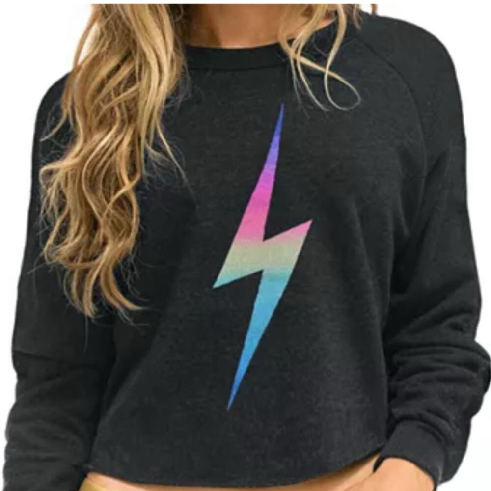 🎉HP AVIATOR NATION🎉Boxed Crew Lightning Bolt Sweatshirt
